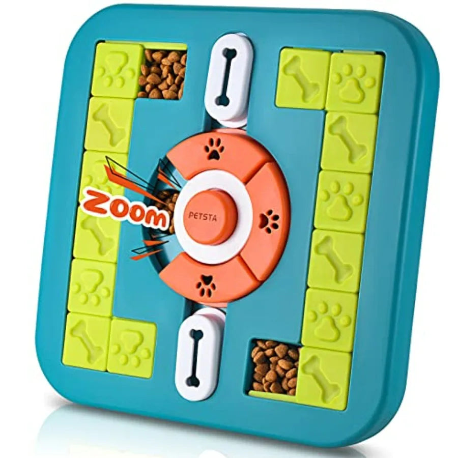 Dog Puzzle Toys, Treat Dispensing Dog Enrichment Toys for IQ Training and Brain Stimulation, Interactive Mentally Stimulating T