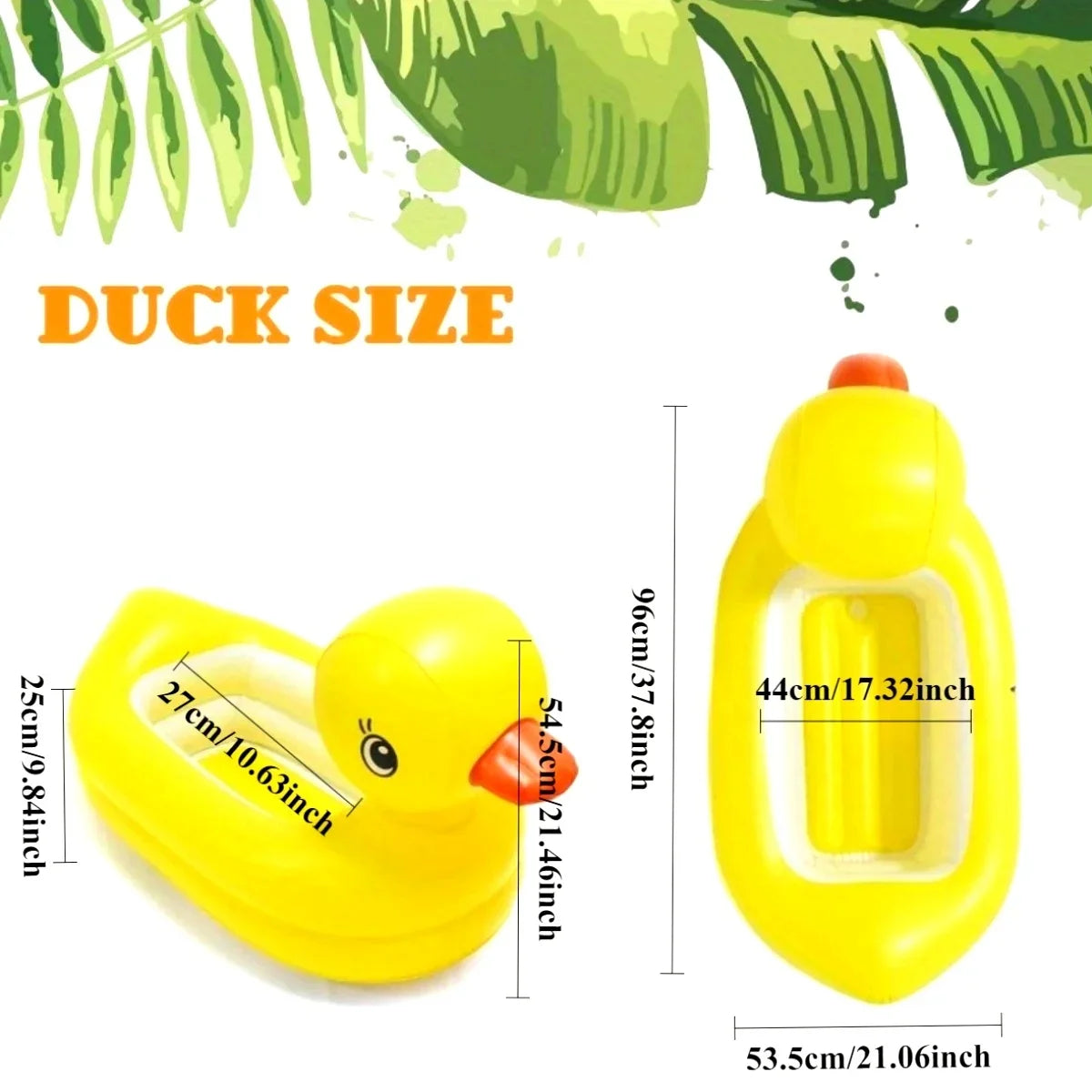 2in1 Dogs Pool Float Inflatable Foldable Pvc Dog Swimming Pool Yellow Duck Float for 22 Lb Pets Summer Pool Interactive Pet Toys