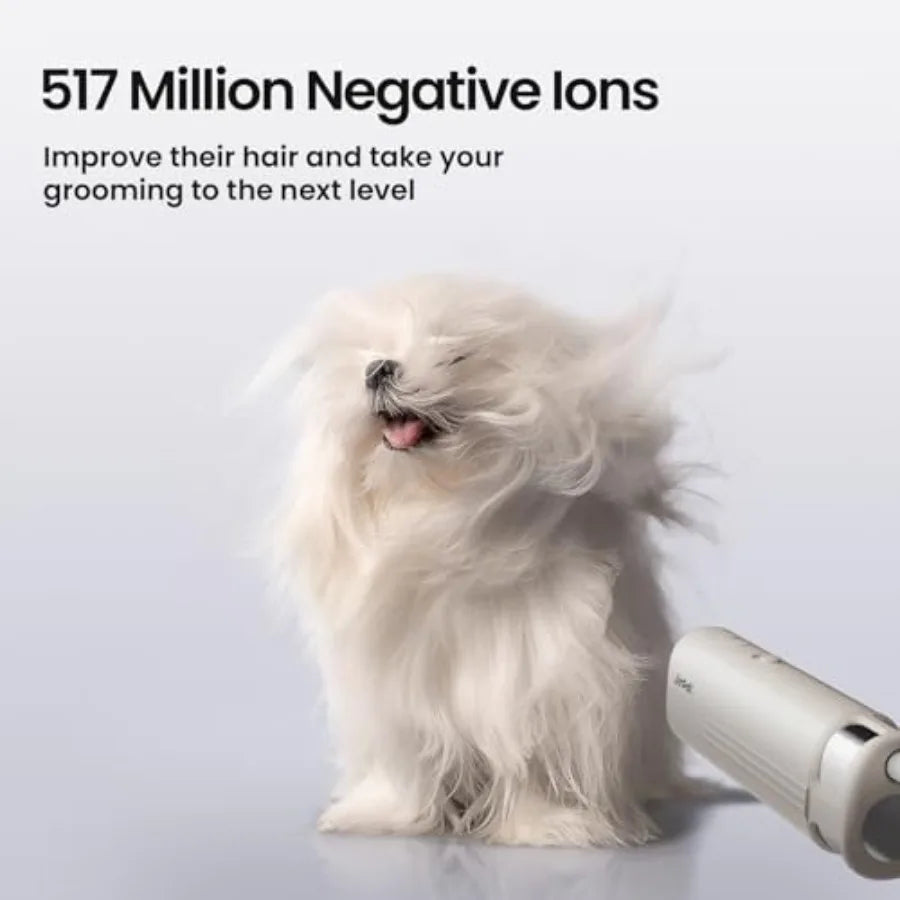 Pet Neck Dryer Professional Dog Dryer for Pet Grooming Hands-Free Dog Blow Dryer with Neck Hanging Dog Hair Dryer with 3 Speeds
