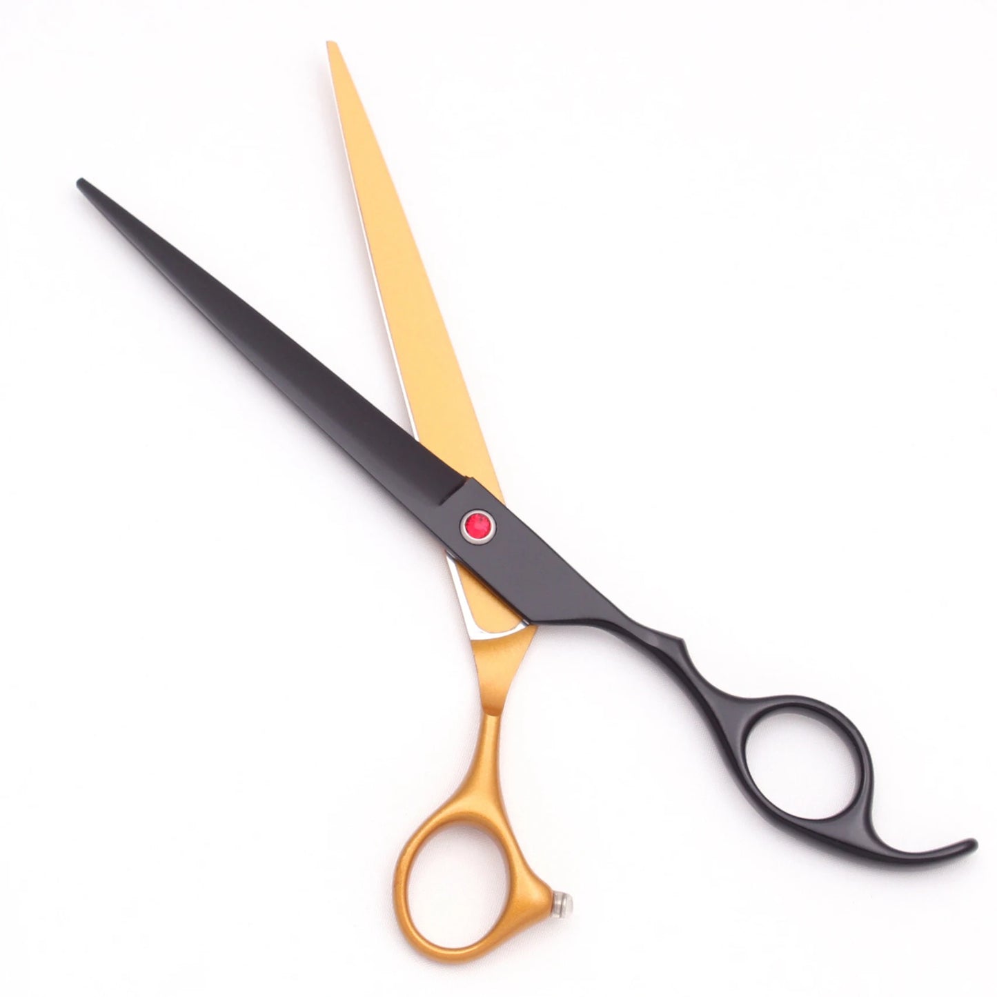 Dog Grooming Scissors Japan Stainless Pet Hairdressing Scissors Gold-Black Chunker Shears Thinner Blue Chunker Curved Shears