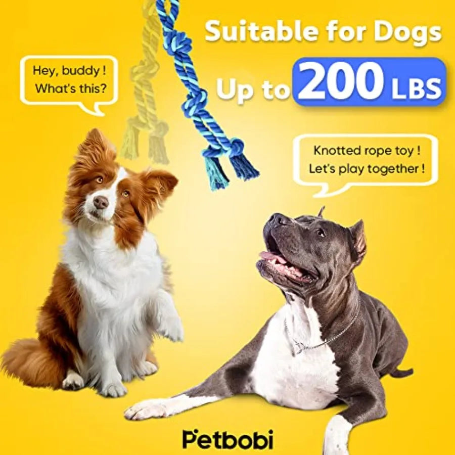 Dog Tree Tug Toy, Outdoor Hanging Spring Bungee Tether, Large Dog Durable 16ft nylon rope and steel coil hold 400lbs. Anchor on