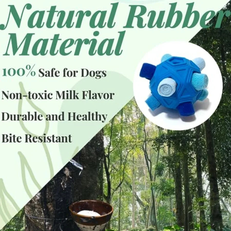 Snuffle Ball for Dog Toys Unbreakable Upgrade Ball Interactive Toy Foraging Snuffle Mat Puppy Treat Dispenser Slow Feeder Dog P