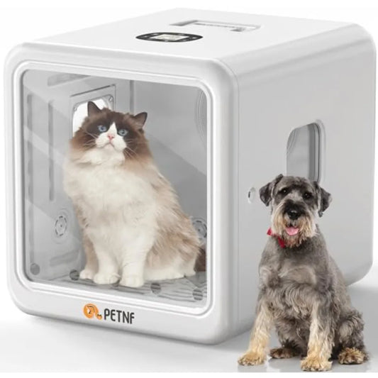 70L Automatic Pet Dryer Box - Dog Cat Blow Dryer Dog Drying Machine Kennel Dryer Grooming Quick Dog Dryer for Cats and Small Do