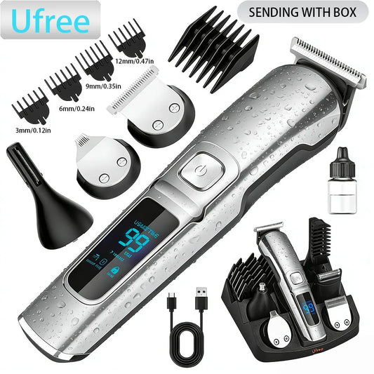 Ufree Electric Hair Cutting Machine Beard Trimmer Hair Clipper Rechargeable Man Shaver Trimmer Barber Professional Hair Trimmer