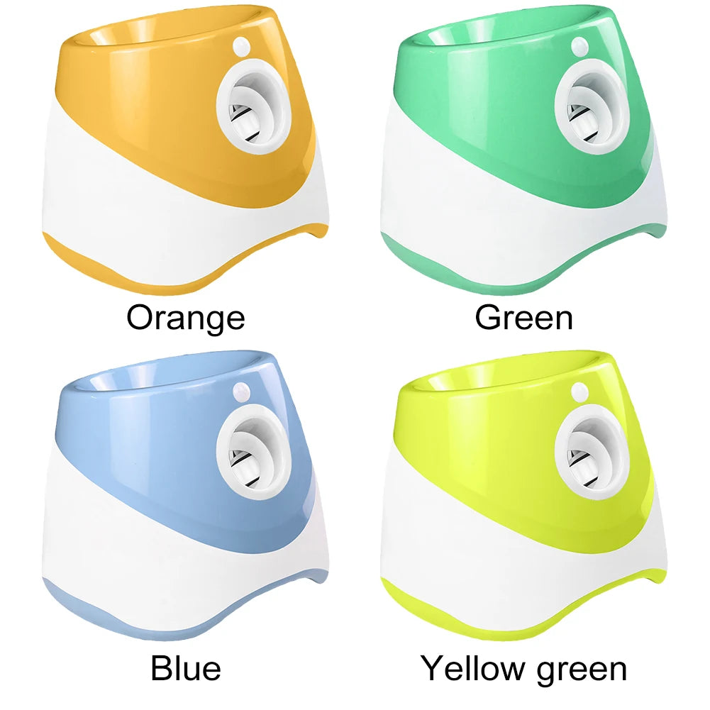 Automatic Mini Tennis Ball Launcher Dog Chase Toy Fun Ball Thrower Machine Dogs Throwing Pinball Machine Interactive Toy for Dog