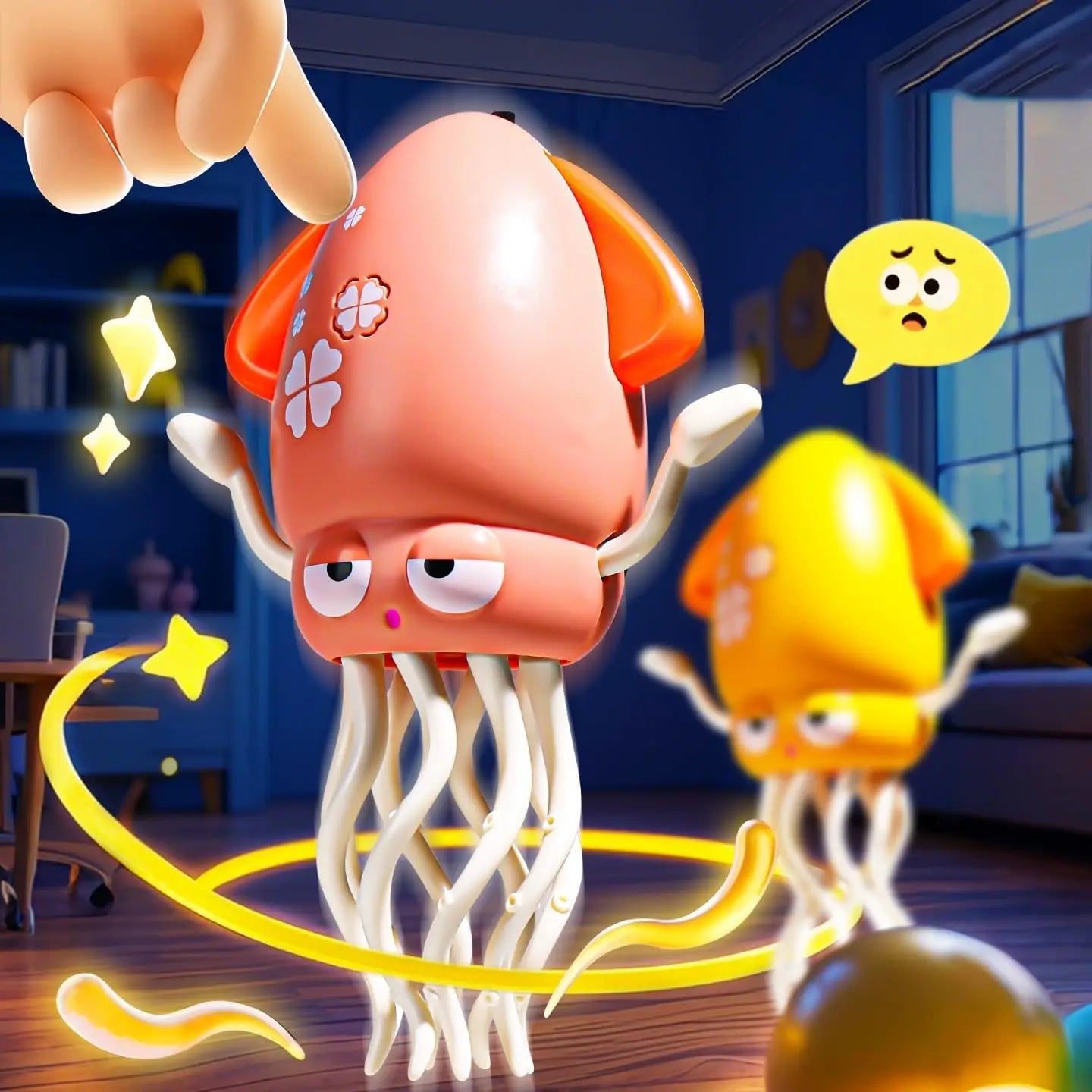 New Octopus Octopus Electric Induction Toys Play House Fishing Toys Children's Gifts EarlyEducation Educational Boys Girls Birth