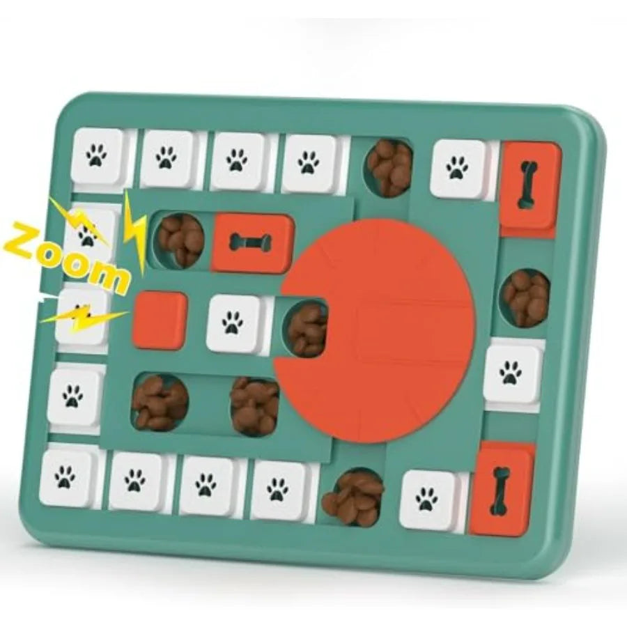 Dog Puzzle Toys, Treat Dispensing Dog Enrichment Toys for IQ Training and Brain Stimulation, Interactive Mentally Stimulating T