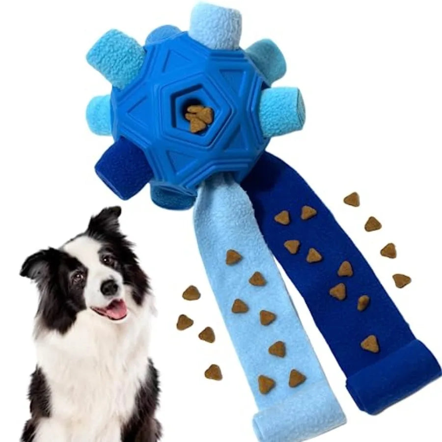 Snuffle Ball for Dog Toys Unbreakable Upgrade Ball Interactive Toy Foraging Snuffle Mat Puppy Treat Dispenser Slow Feeder Dog P