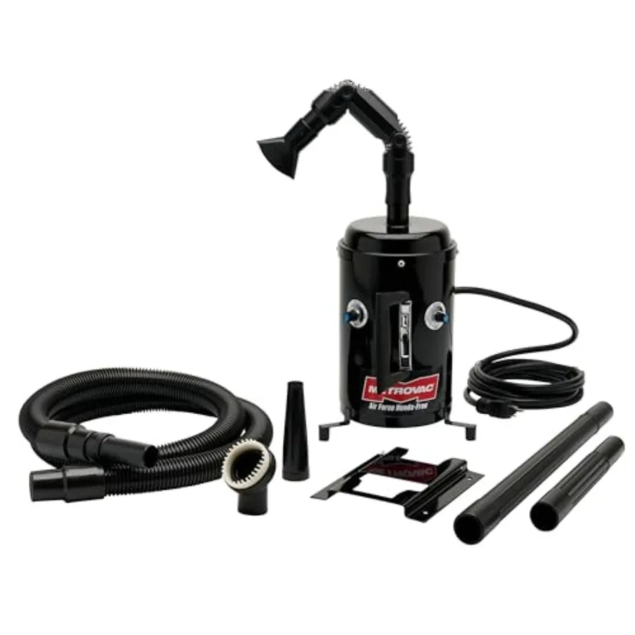 Air Force Hands-Free High Velocity Dog Hair Dryer Variable Speed Pet Grooming Blower with Heat and Adjustable Hose