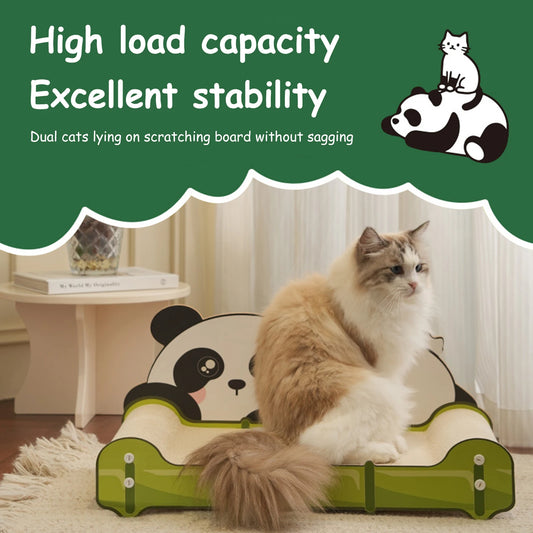 Bear Large Cat Scratcher Bed Scratch Lounge Bed for Indoor Cats Furniture Protector