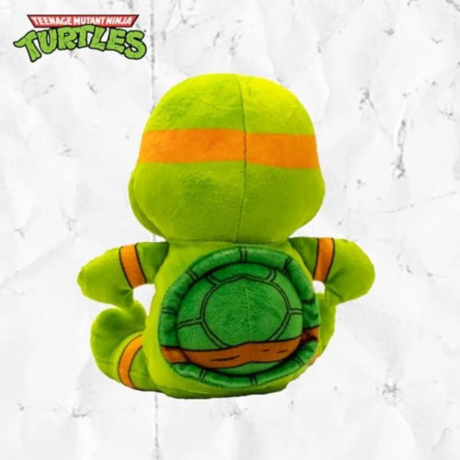 Teenage Mutant Ninja Turtle Official Merchandise TMNT Toys Squeaky Plush Dog Toy Stuffed Animal Turtle Squeaks for Interactive